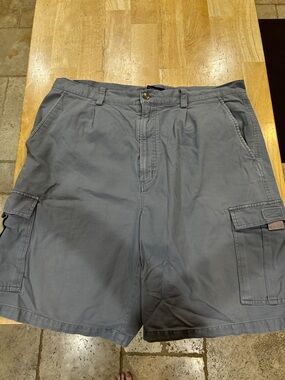 Men's Cargo Shorts in Slate Blue - Comfortable Everyday Wear